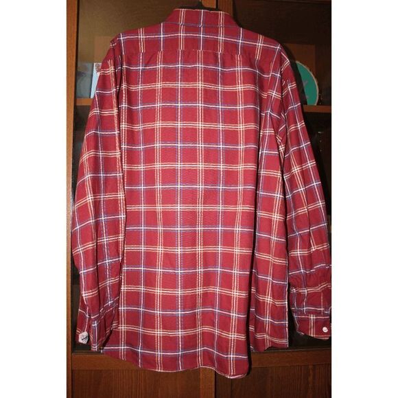 Cremieux Red Plaid Button Down Shirt - Picture 3 of 9